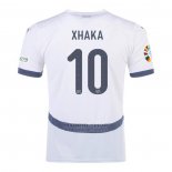 Camiseta Suiza Jugador Xhaka 2ª 2024-2025