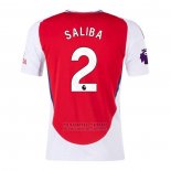 Camiseta Arsenal Jugador Saliba 1ª 2024-2025