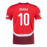Camiseta Suiza Jugador Xhaka 1ª 2024-2025
