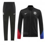 Chandal de Chaqueta del Barcelona 2024-2025 Negro