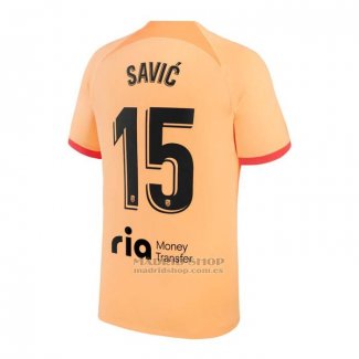 Camiseta Atletico Madrid Jugador Savic 3ª 2022-2023