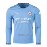 Camiseta Manchester City 1ª Manga Larga 2024-2025 (2XL-4XL)