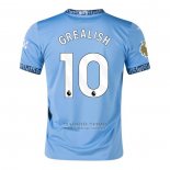 Camiseta Manchester City Jugador Grealish 1ª 2024-2025