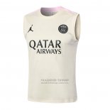Camiseta de Entrenamiento Paris Saint-Germain Sin Mangas 2024-2025 Albaricoque