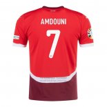 Camiseta Suiza Jugador Amdouni 1ª 2024-2025