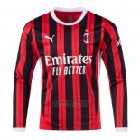 Camiseta AC Milan 1ª Manga Larga 2024-2025