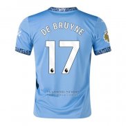 Camiseta Manchester City Jugador De Bruyne 1ª 2024-2025